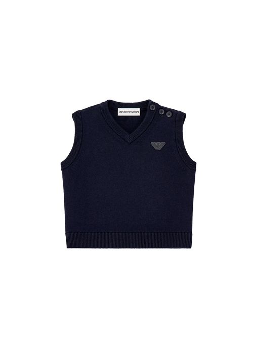 Gilet, bambino, logato. EMPORIO ARMANI | EB000441 AF28773UB118